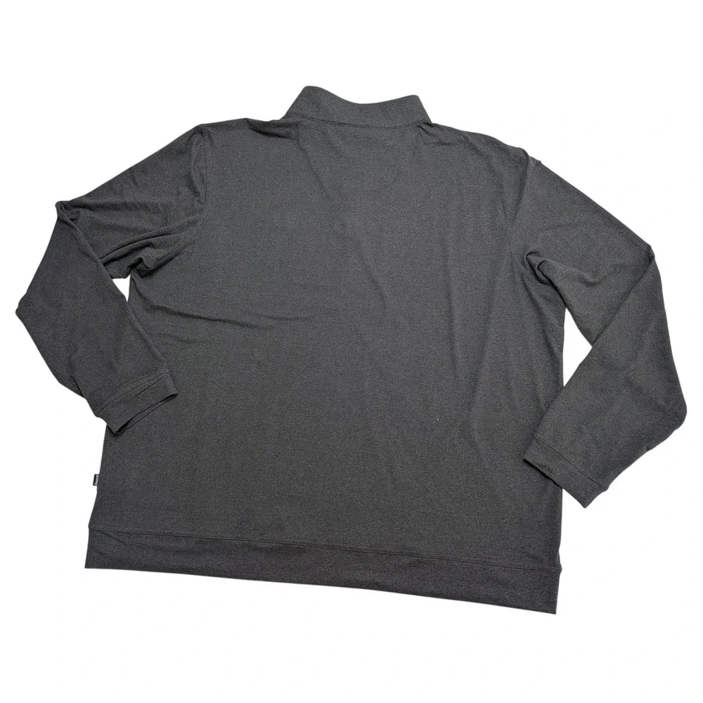 Breezy Gimme Quarter Zip Men's 4XL Dark Gray Golf Performance Bob Does Sports